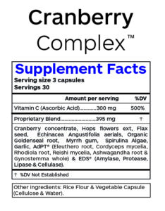 CranberryComplex-SupFacts
