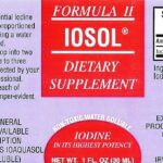 Iosol 1 oz label