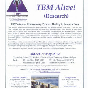 Alive! (Research) Notes - 2012