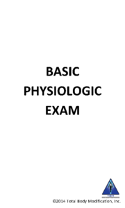 Memorization (Flash) Cards - Basic Physiological Exam