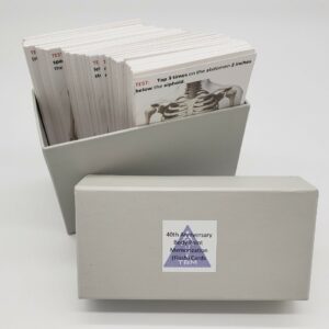 40th Anniversary Body Point Memorization (Flash) Cards