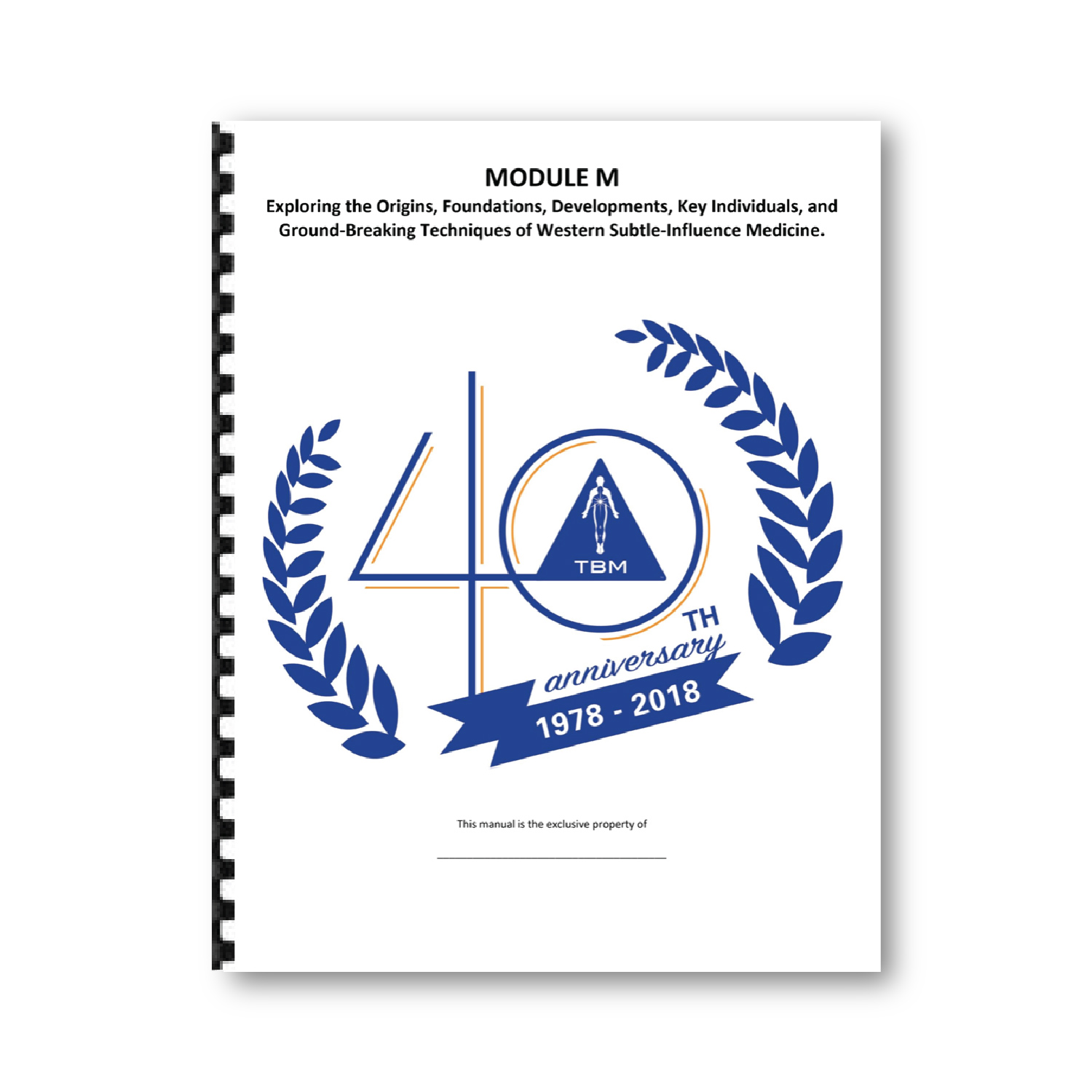 SI (Mod M) Manual: 40th Anniversary Edition *REGISTRATION ADD-ON ONLY*